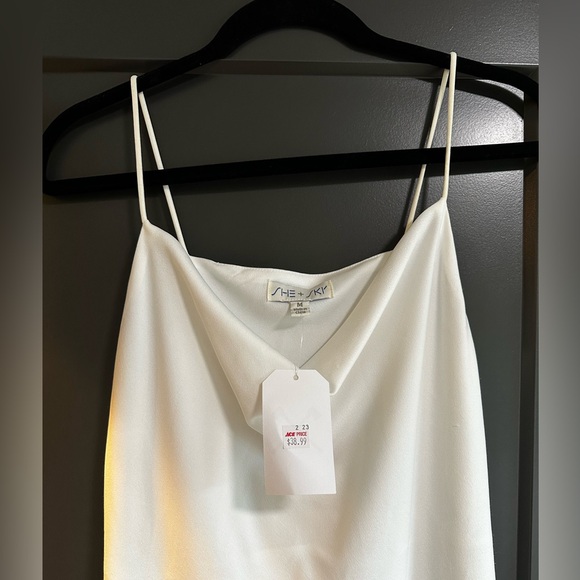She + Sky Satin cowl neck mini dress - Picture 3 of 6